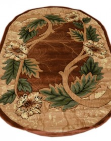 Синтетичний килим Hand Carving 0926A brown-beige - высокое качество по лучшей цене в Украине.